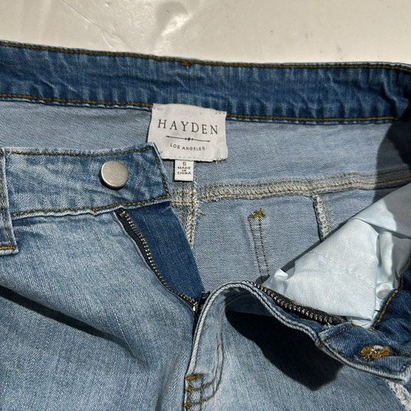 HAYDEN Two Tone Frayed Denim Jeans - Picture 4 of 12